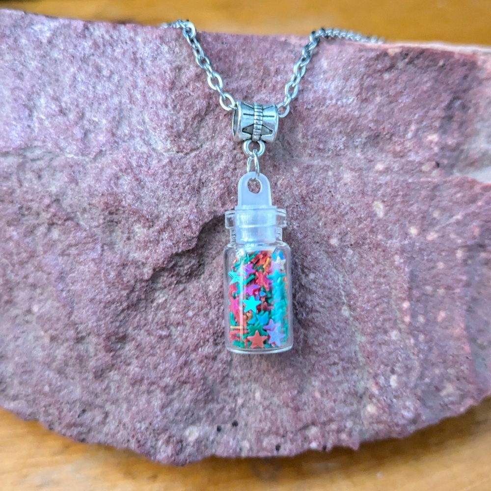 Pink & green pixie dust